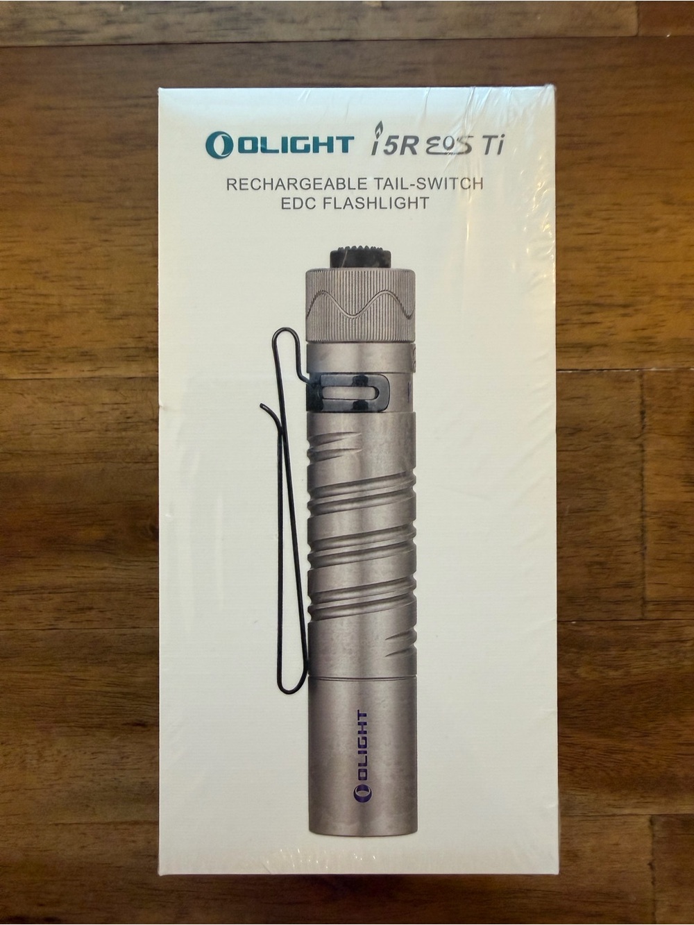 Olight i5R EOS Ti Titanium Limited Edition Rechargable EDC Flashlight NEW Sealed